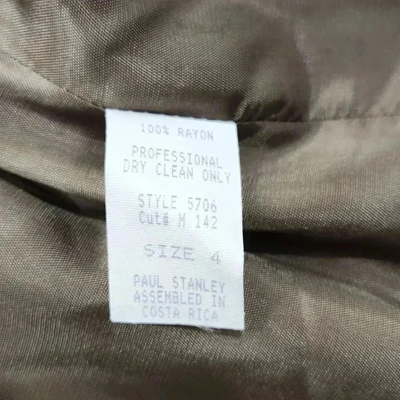 Vintage Paul Stanley Red Black Plaid Blazer • Power Suit Jacket • Women's 4 - Picture 13 of 13